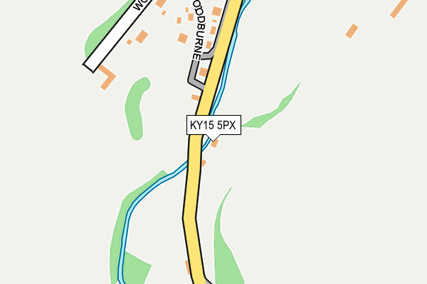 KY15 5PX map - OS OpenMap – Local (Ordnance Survey)