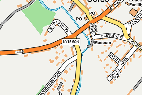 KY15 5QN map - OS OpenMap – Local (Ordnance Survey)