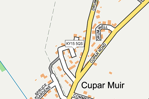 KY15 5QS map - OS OpenMap – Local (Ordnance Survey)