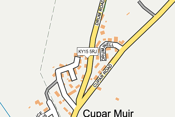 KY15 5RJ map - OS OpenMap – Local (Ordnance Survey)