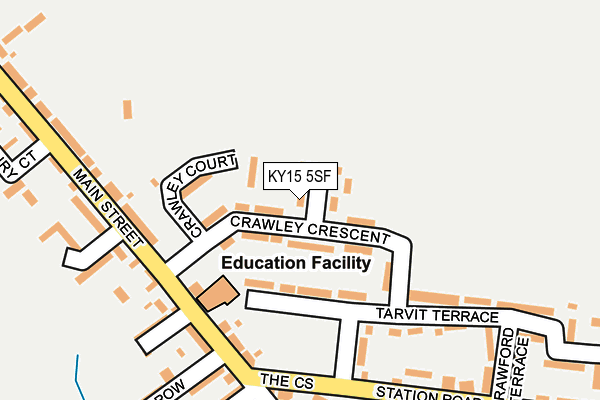 KY15 5SF map - OS OpenMap – Local (Ordnance Survey)