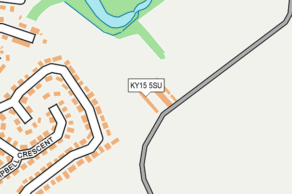 KY15 5SU map - OS OpenMap – Local (Ordnance Survey)
