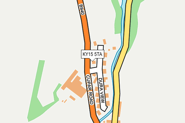 KY15 5TA map - OS OpenMap – Local (Ordnance Survey)