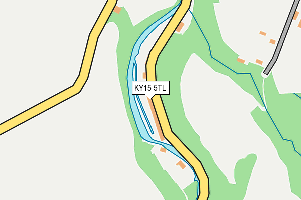 KY15 5TL map - OS OpenMap – Local (Ordnance Survey)