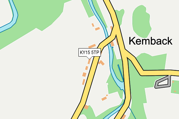KY15 5TP map - OS OpenMap – Local (Ordnance Survey)