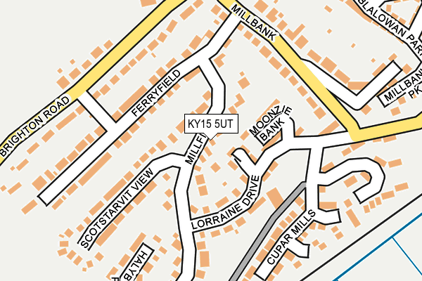 KY15 5UT map - OS OpenMap – Local (Ordnance Survey)