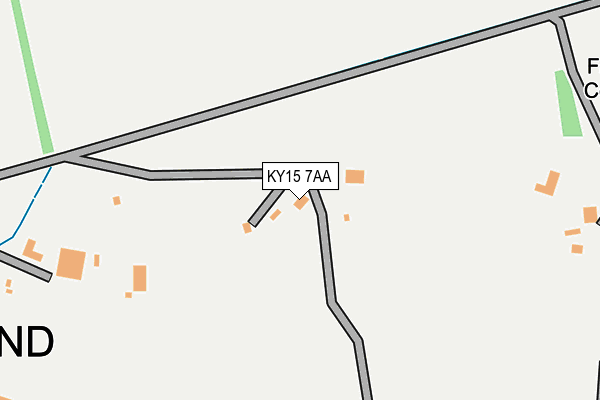KY15 7AA map - OS OpenMap – Local (Ordnance Survey)