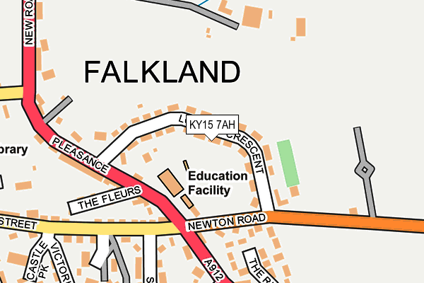 KY15 7AH map - OS OpenMap – Local (Ordnance Survey)