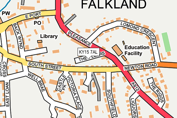 KY15 7AL map - OS OpenMap – Local (Ordnance Survey)