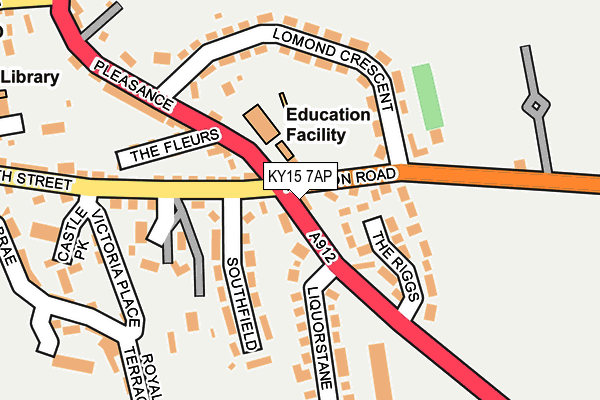 KY15 7AP map - OS OpenMap – Local (Ordnance Survey)