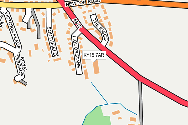 KY15 7AR map - OS OpenMap – Local (Ordnance Survey)