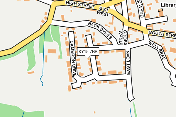 KY15 7BB map - OS OpenMap – Local (Ordnance Survey)