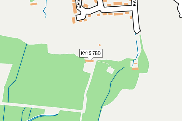 KY15 7BD map - OS OpenMap – Local (Ordnance Survey)