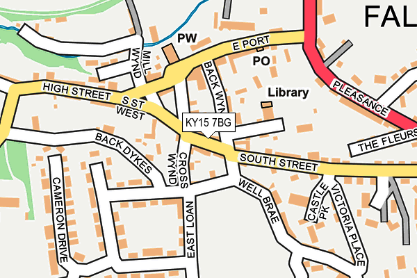 KY15 7BG map - OS OpenMap – Local (Ordnance Survey)