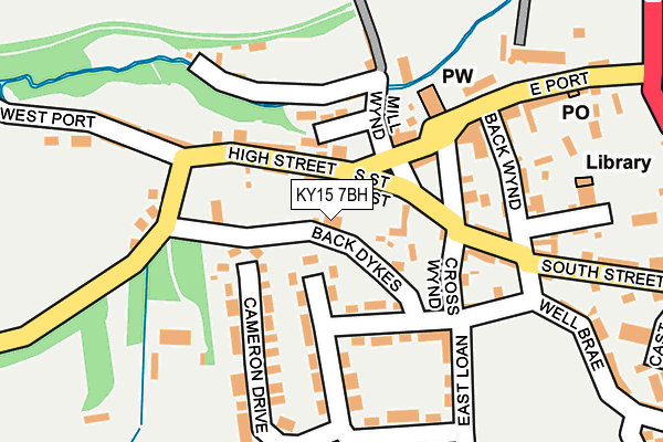 KY15 7BH map - OS OpenMap – Local (Ordnance Survey)