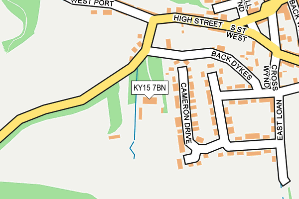 KY15 7BN map - OS OpenMap – Local (Ordnance Survey)