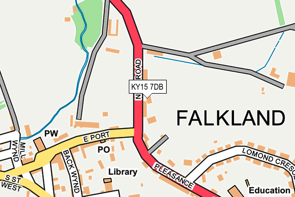 KY15 7DB map - OS OpenMap – Local (Ordnance Survey)