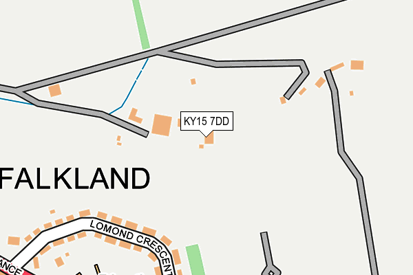 KY15 7DD map - OS OpenMap – Local (Ordnance Survey)