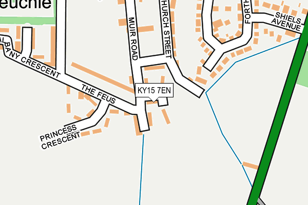 KY15 7EN map - OS OpenMap – Local (Ordnance Survey)