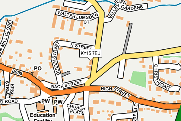 KY15 7EU map - OS OpenMap – Local (Ordnance Survey)