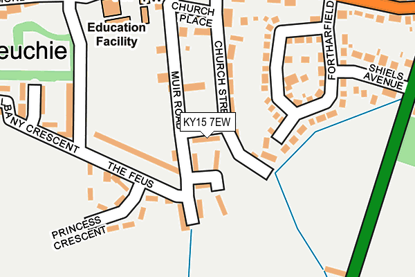 KY15 7EW map - OS OpenMap – Local (Ordnance Survey)