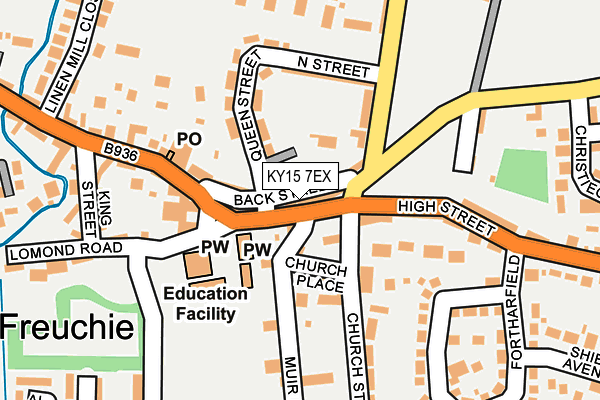 KY15 7EX map - OS OpenMap – Local (Ordnance Survey)