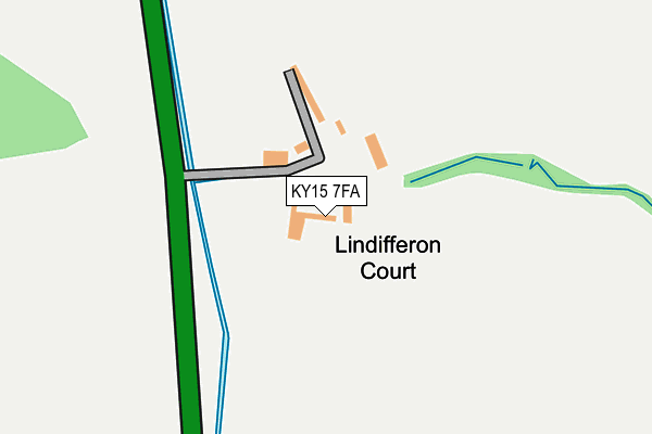 KY15 7FA map - OS OpenMap – Local (Ordnance Survey)
