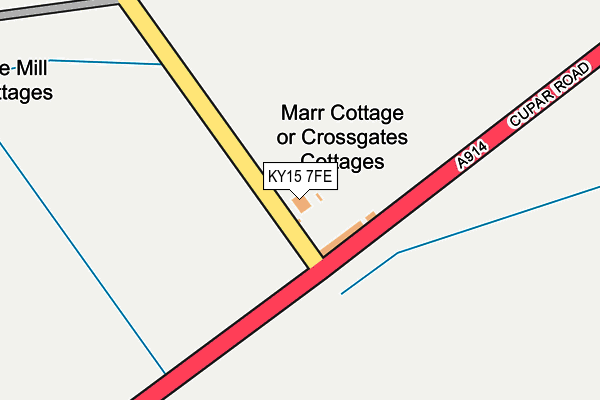 KY15 7FE map - OS OpenMap – Local (Ordnance Survey)