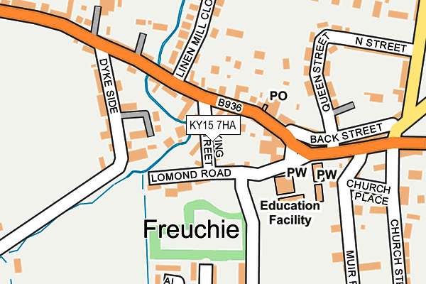 KY15 7HA map - OS OpenMap – Local (Ordnance Survey)