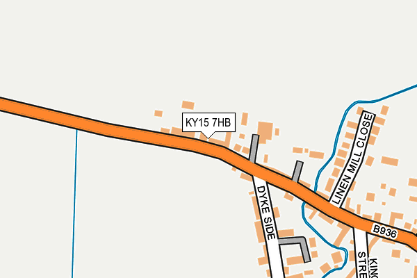 KY15 7HB map - OS OpenMap – Local (Ordnance Survey)