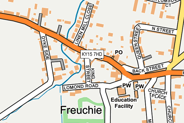 KY15 7HD map - OS OpenMap – Local (Ordnance Survey)