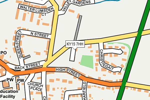 KY15 7HH map - OS OpenMap – Local (Ordnance Survey)