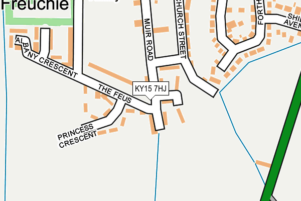 KY15 7HJ map - OS OpenMap – Local (Ordnance Survey)