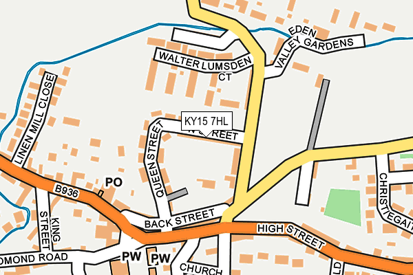 KY15 7HL map - OS OpenMap – Local (Ordnance Survey)