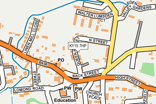 KY15 7HP map - OS OpenMap – Local (Ordnance Survey)