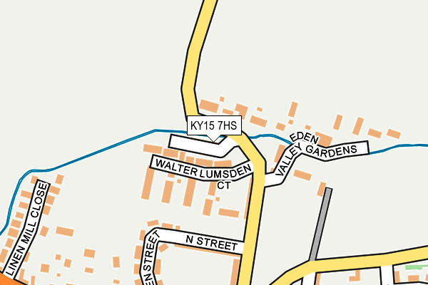 KY15 7HS map - OS OpenMap – Local (Ordnance Survey)