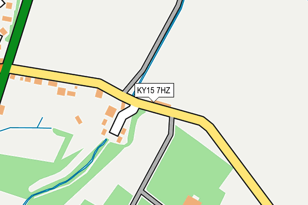 KY15 7HZ map - OS OpenMap – Local (Ordnance Survey)