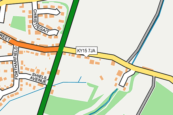 KY15 7JA map - OS OpenMap – Local (Ordnance Survey)