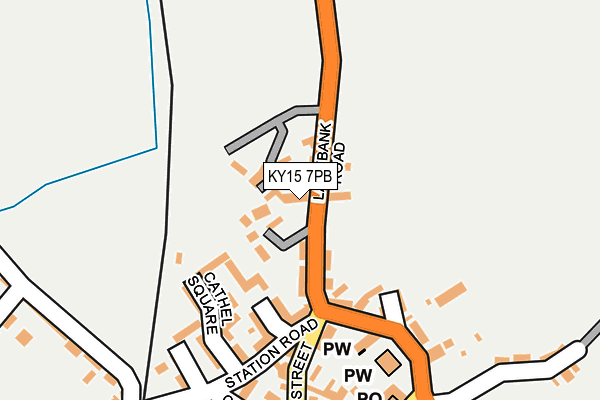 KY15 7PB map - OS OpenMap – Local (Ordnance Survey)