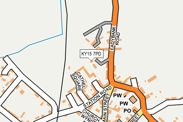 KY15 7PD map - OS OpenMap – Local (Ordnance Survey)