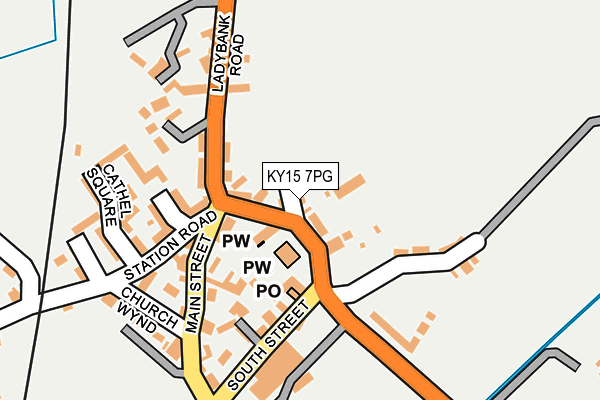 KY15 7PG map - OS OpenMap – Local (Ordnance Survey)