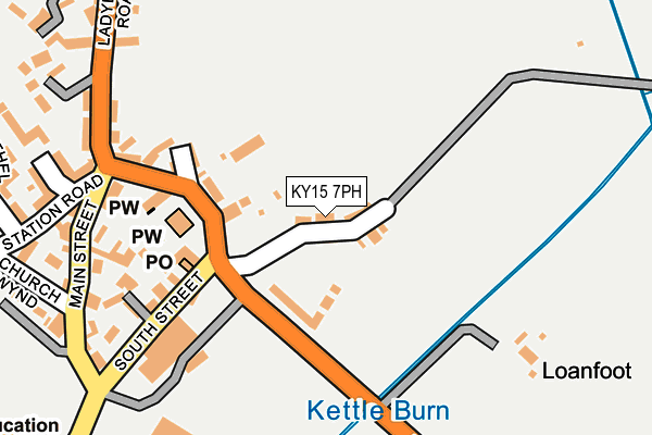 KY15 7PH map - OS OpenMap – Local (Ordnance Survey)