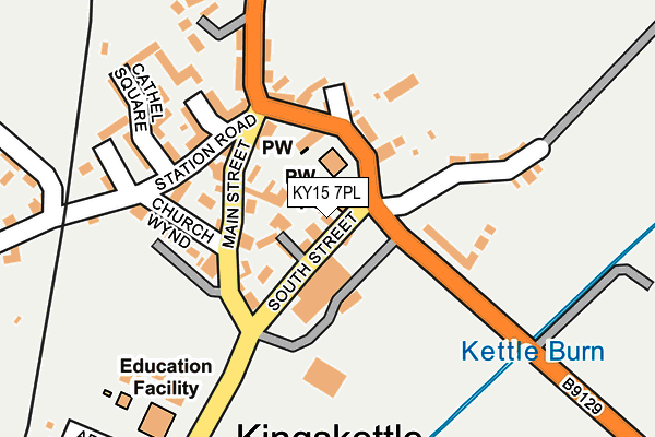 KY15 7PL map - OS OpenMap – Local (Ordnance Survey)