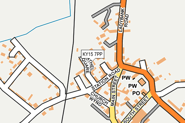 KY15 7PP map - OS OpenMap – Local (Ordnance Survey)