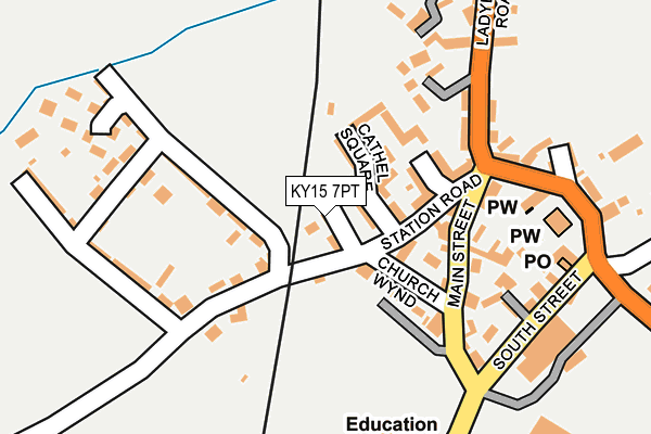 KY15 7PT map - OS OpenMap – Local (Ordnance Survey)