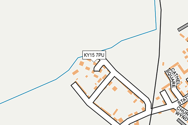 KY15 7PU map - OS OpenMap – Local (Ordnance Survey)
