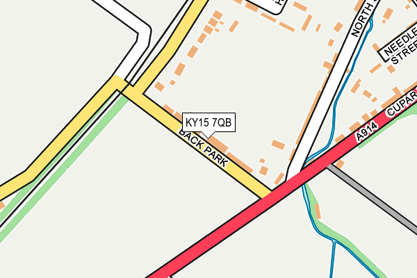 KY15 7QB map - OS OpenMap – Local (Ordnance Survey)