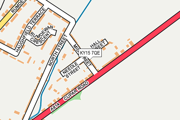 KY15 7QE map - OS OpenMap – Local (Ordnance Survey)
