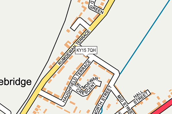 KY15 7QH map - OS OpenMap – Local (Ordnance Survey)