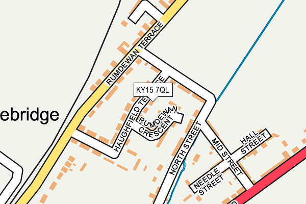 KY15 7QL map - OS OpenMap – Local (Ordnance Survey)